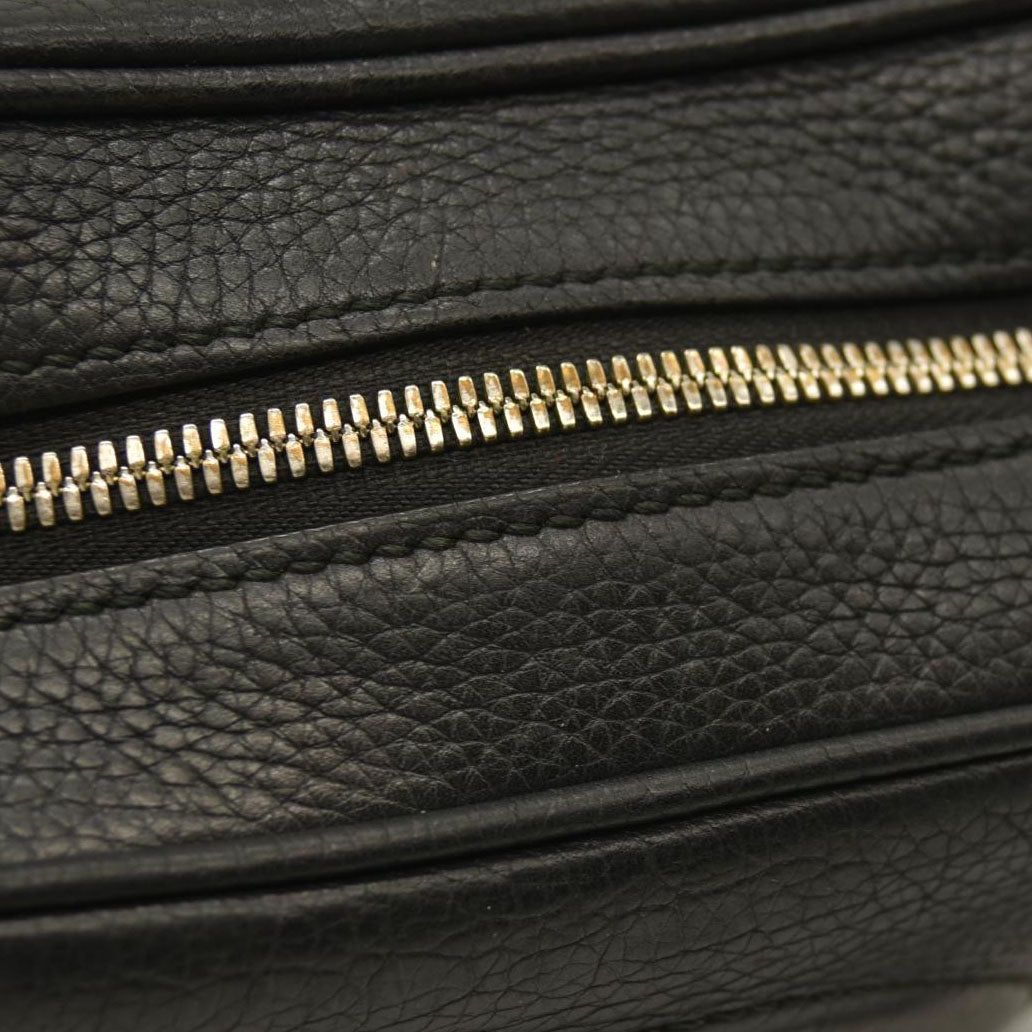 Gucci  Pebbled Calfskin Small Soho Disco Bag Black