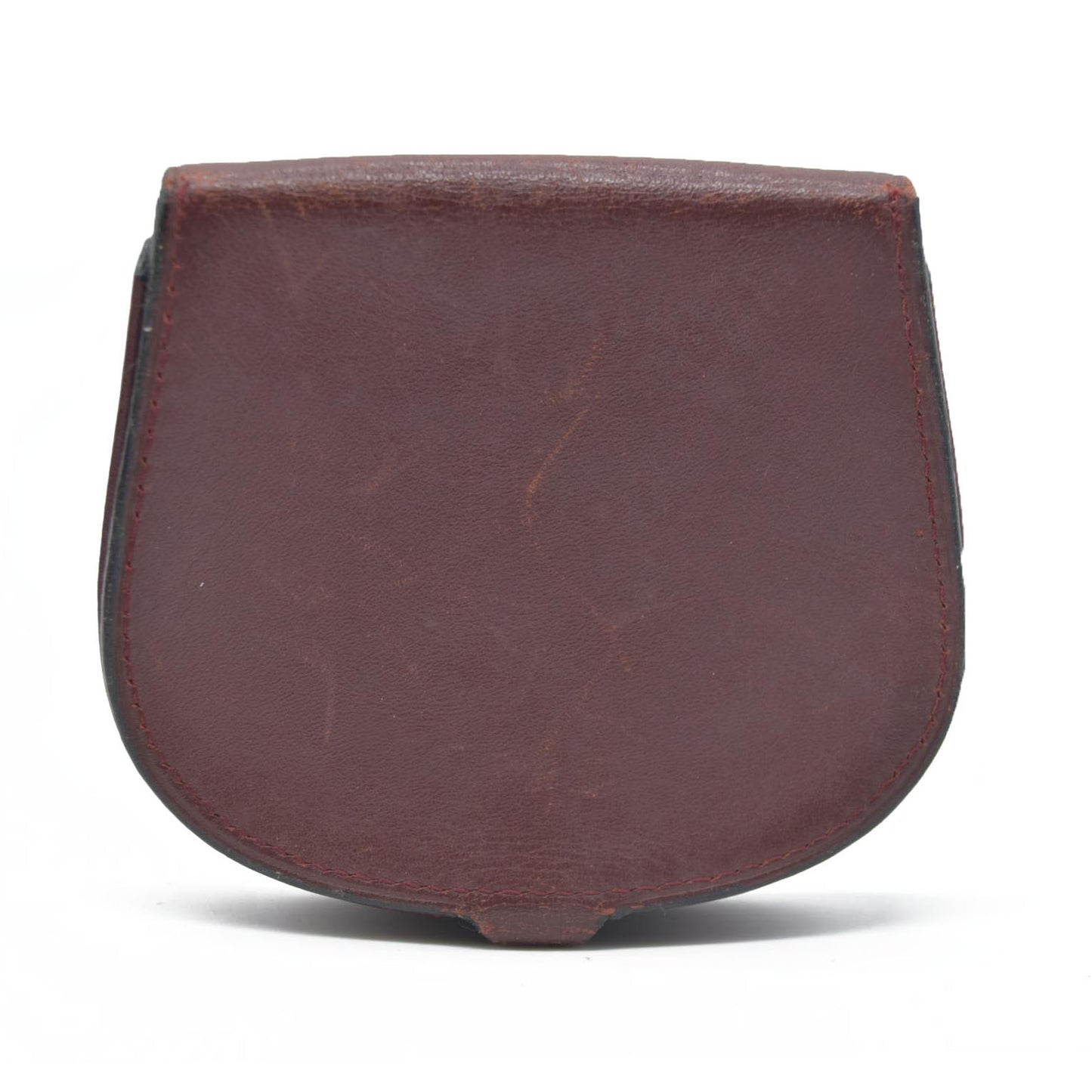 Cartier Red Must de Cartier Leather Coin Pouch Dark red