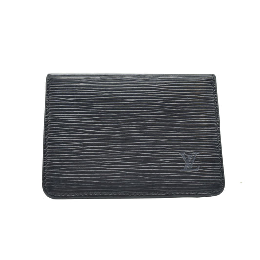 $305 1992 Louis Vuitton Epi Porte 2 Cartes Vertical Leather Pass Card Case LO0992
