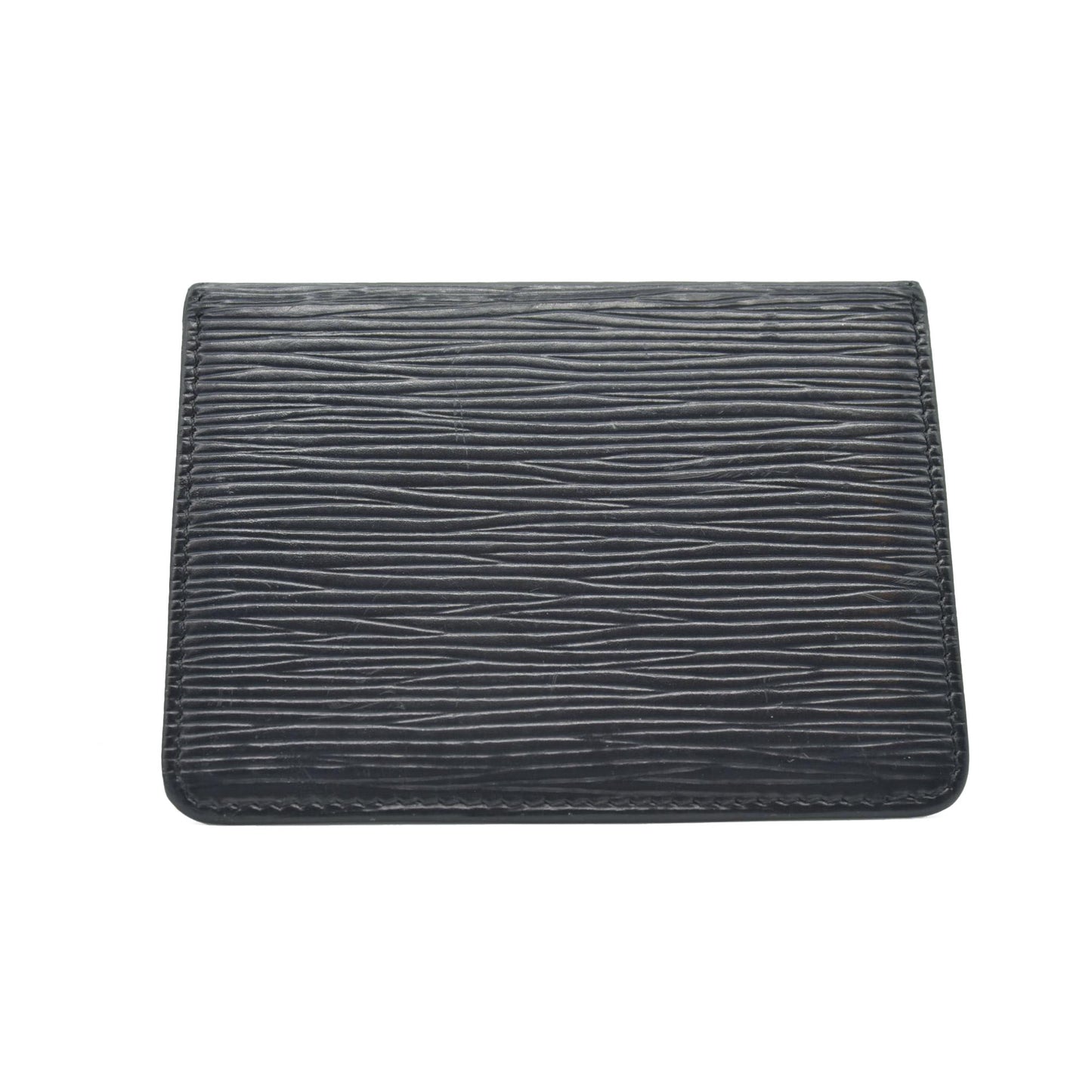 $305 1992 Louis Vuitton Epi Porte 2 Cartes Vertical Leather Pass Card Case LO0992