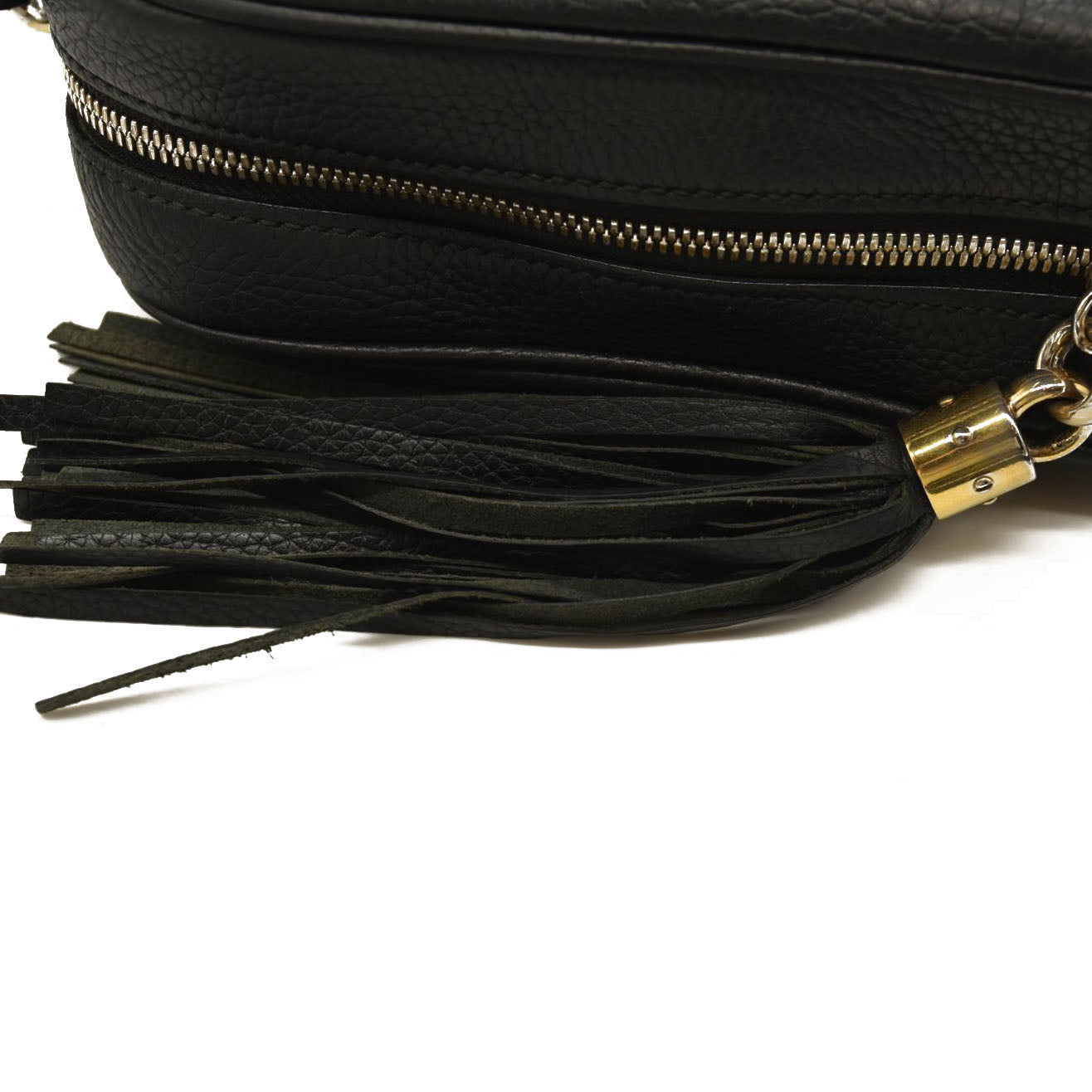 Gucci  Pebbled Calfskin Small Soho Disco Bag Black