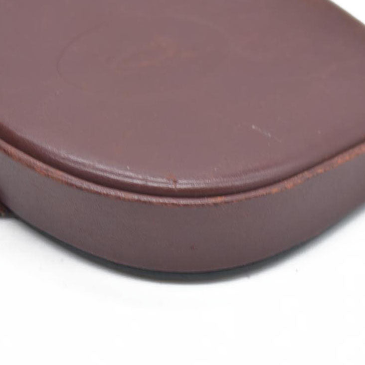 Cartier Red Must de Cartier Leather Coin Pouch Dark red