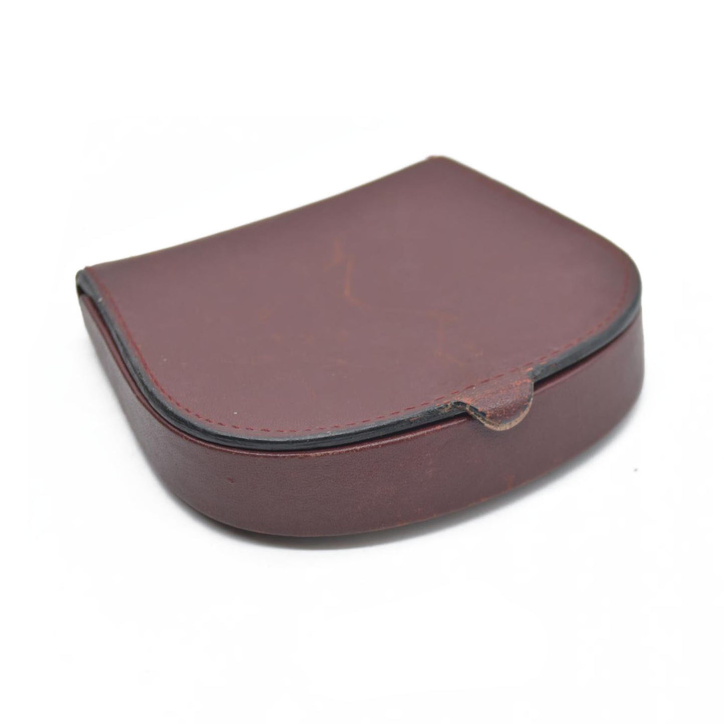 Cartier Red Must de Cartier Leather Coin Pouch Dark red