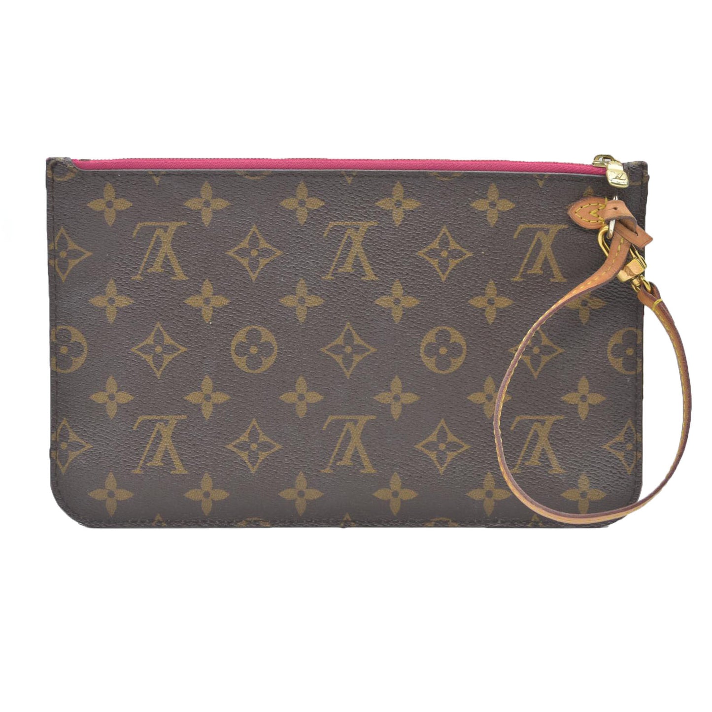 $600 Louis Vuitton  Monogram Neo Neverfull GM MM Pochette Fuchsia AR5105