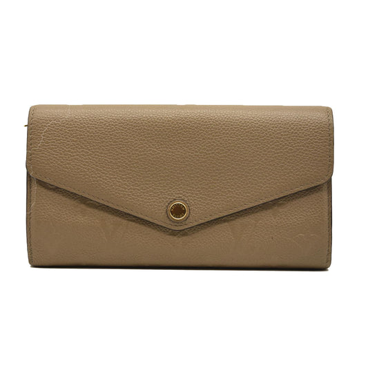 LOUIS VUITTON Empreinte Sarah Wallet NM Taupe