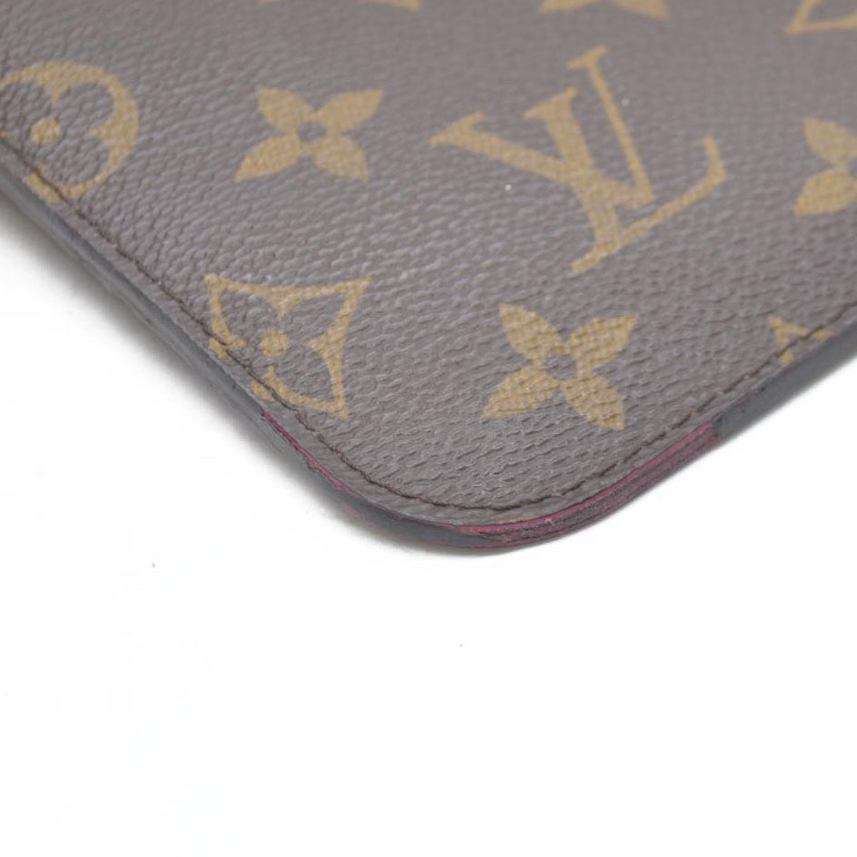 $600 Louis Vuitton  Monogram Neo Neverfull GM MM Pochette Fuchsia AR5105
