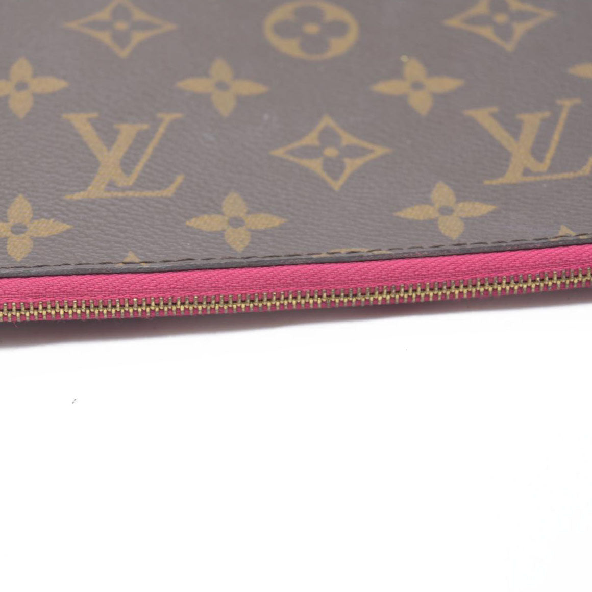 $600 Louis Vuitton  Monogram Neo Neverfull GM MM Pochette Fuchsia AR5105