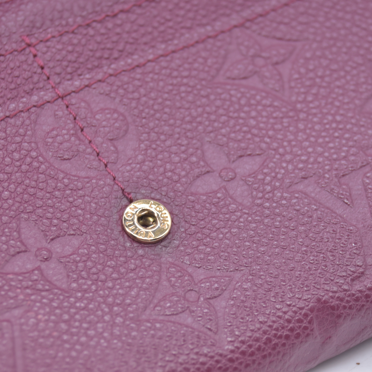 $1060 2016 Louis Vuitton Empreinte Sarah Wallet NM Burgundy CA4116