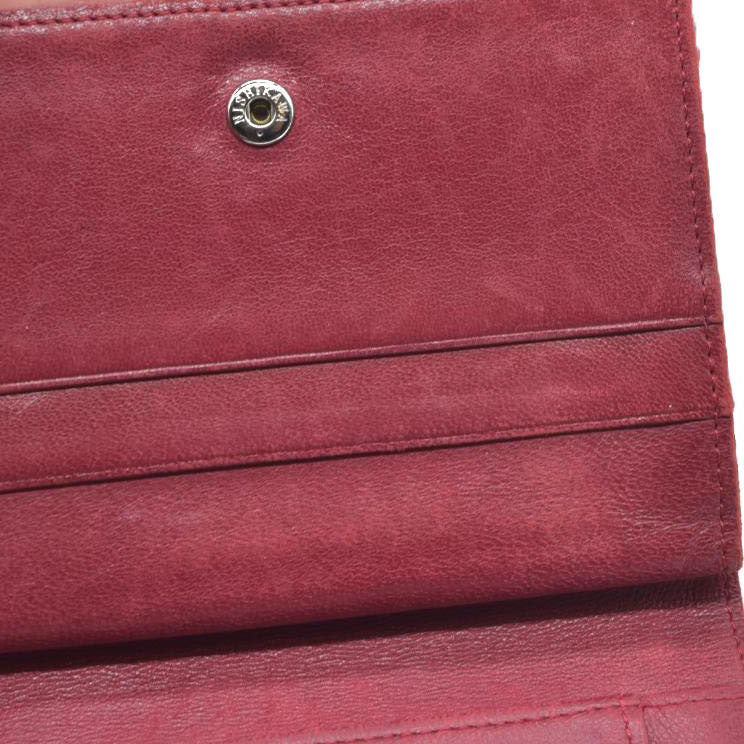 Burberry Vintage Kiss Lock French Wallet