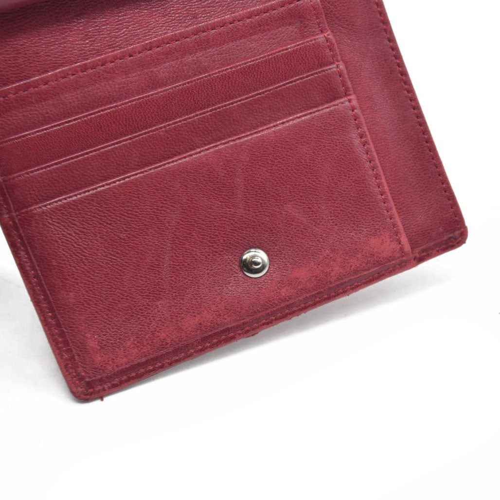 Burberry Vintage Kiss Lock French Wallet