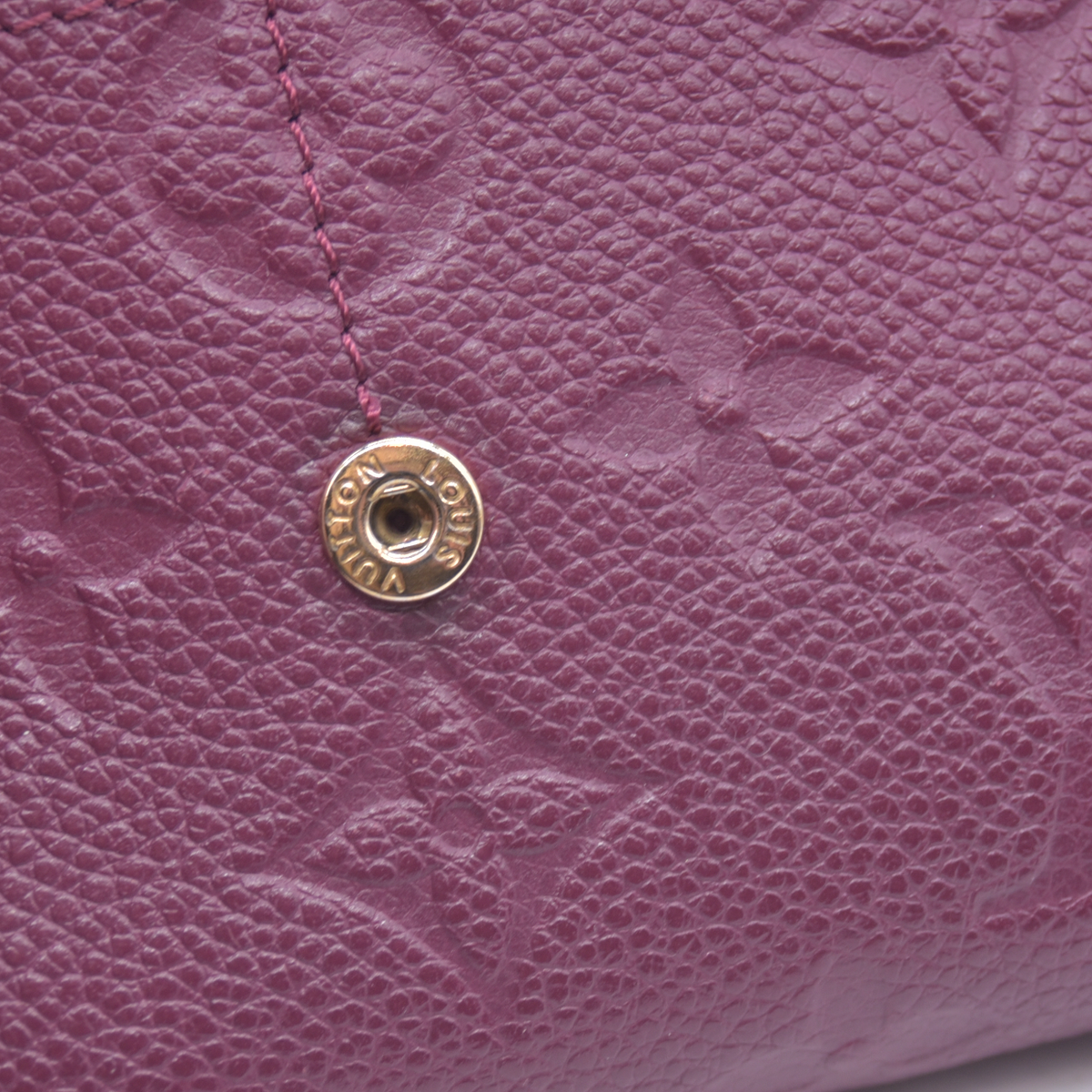 $1060 2016 Louis Vuitton Empreinte Sarah Wallet NM Burgundy CA4116