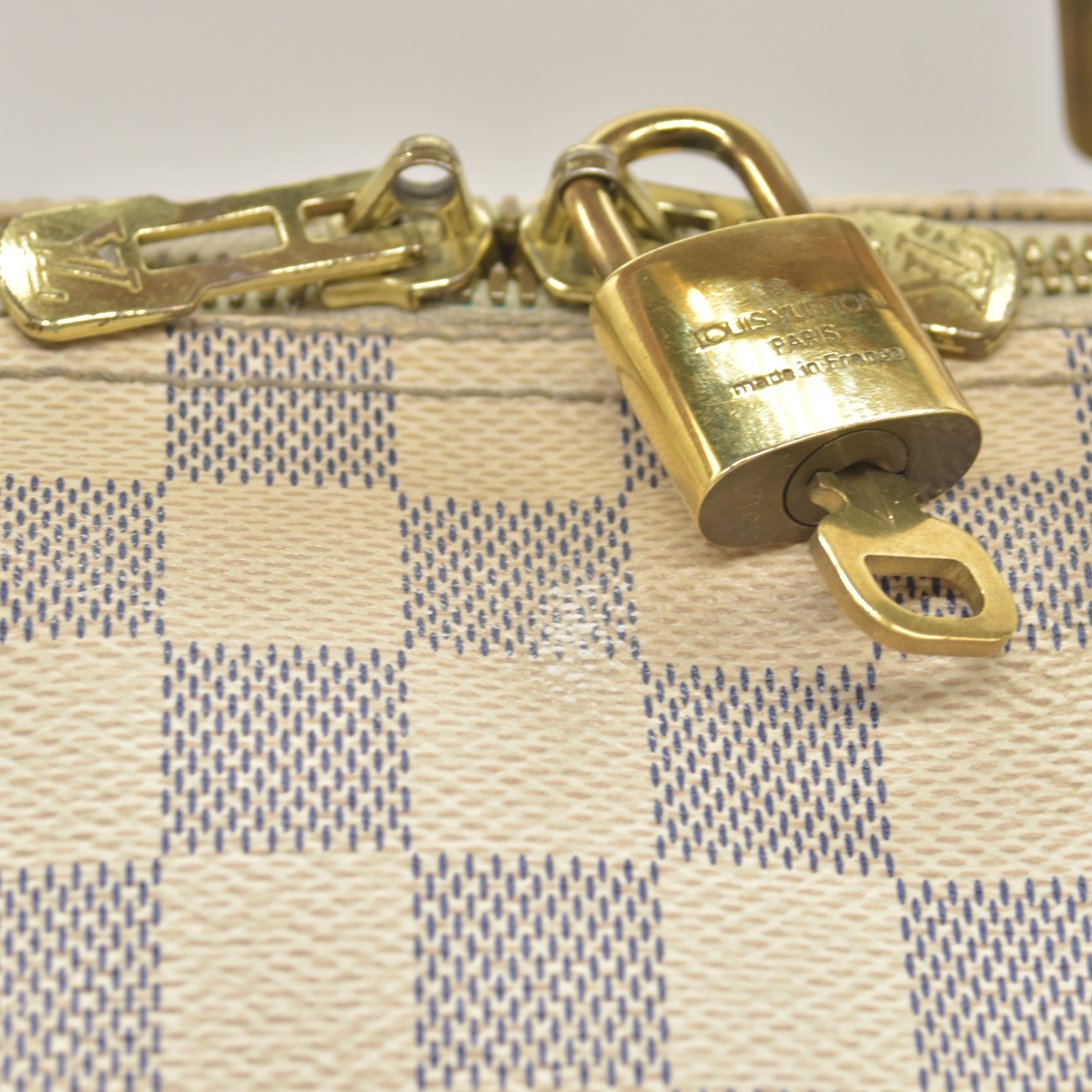 $1980 2015 Louis Vuitton Damier Azur Speedy Bandouliere 30 SP1105