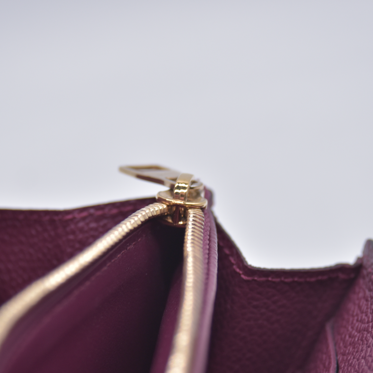 $1060 2016 Louis Vuitton Empreinte Sarah Wallet NM Burgundy CA4116