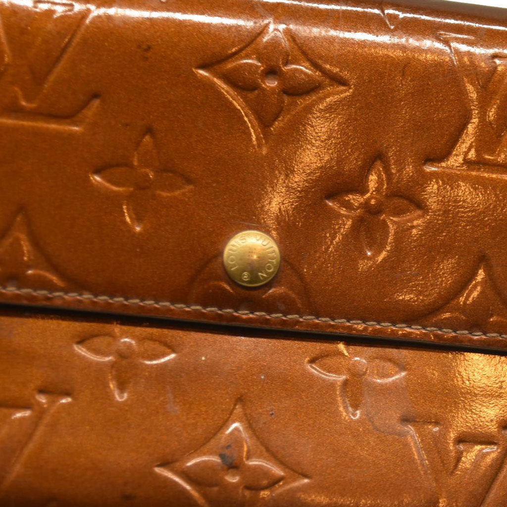 Louis Vuitton  Vernis Sarah Wallet Bronze TH0091