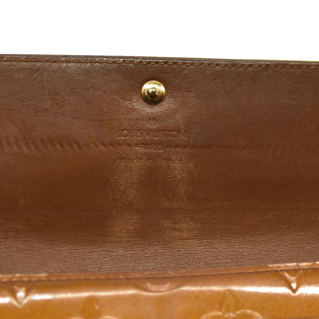 Louis Vuitton  Vernis Sarah Wallet Bronze TH0091