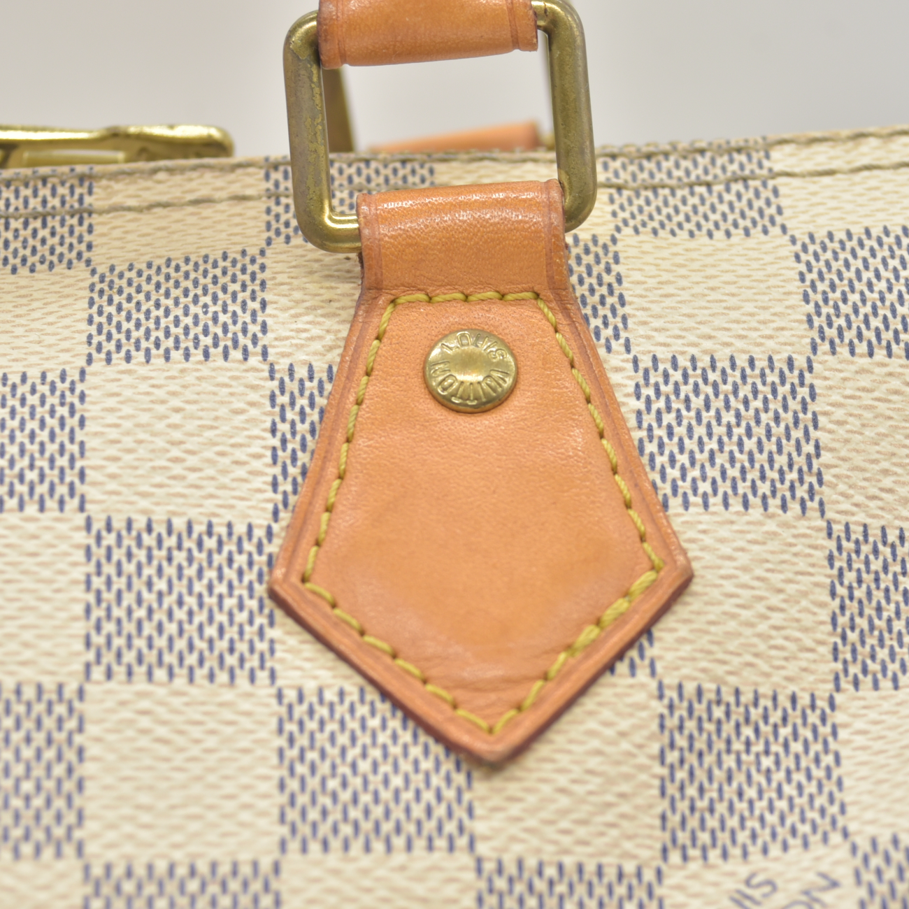 $1980 2015 Louis Vuitton Damier Azur Speedy Bandouliere 30 SP1105