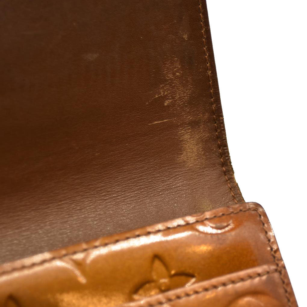 Louis Vuitton  Vernis Sarah Wallet Bronze TH0091