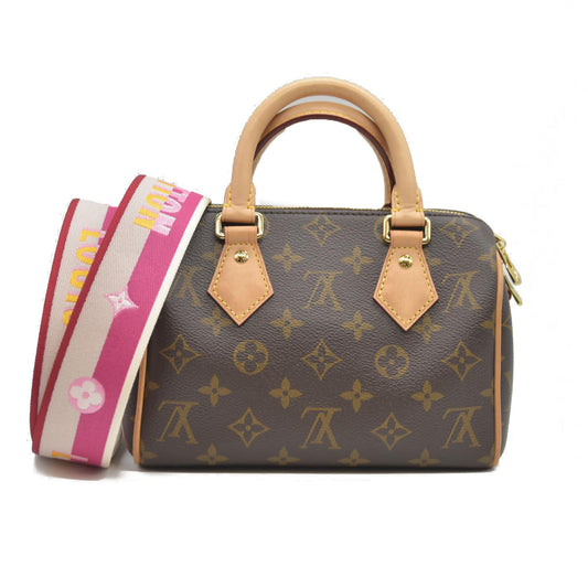LOUIS VUITTON  Monogram Speedy Bandouliere 20 Fuchsia RFID