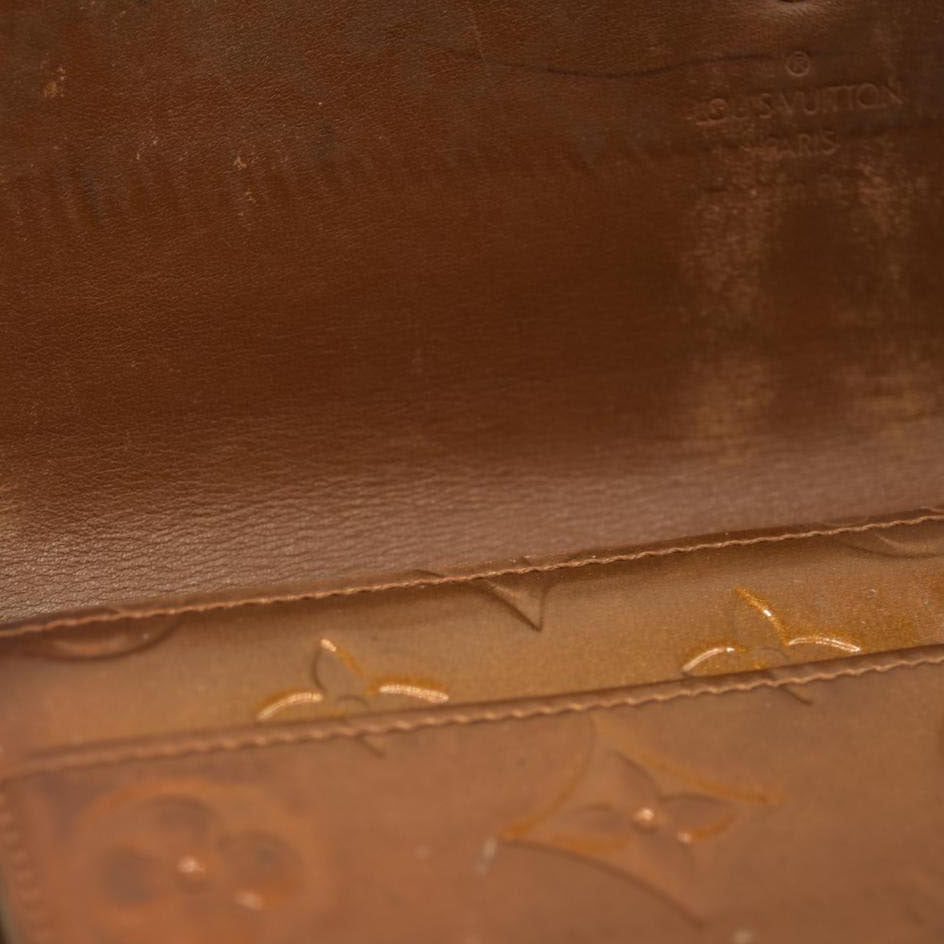 Louis Vuitton  Vernis Sarah Wallet Bronze TH0091