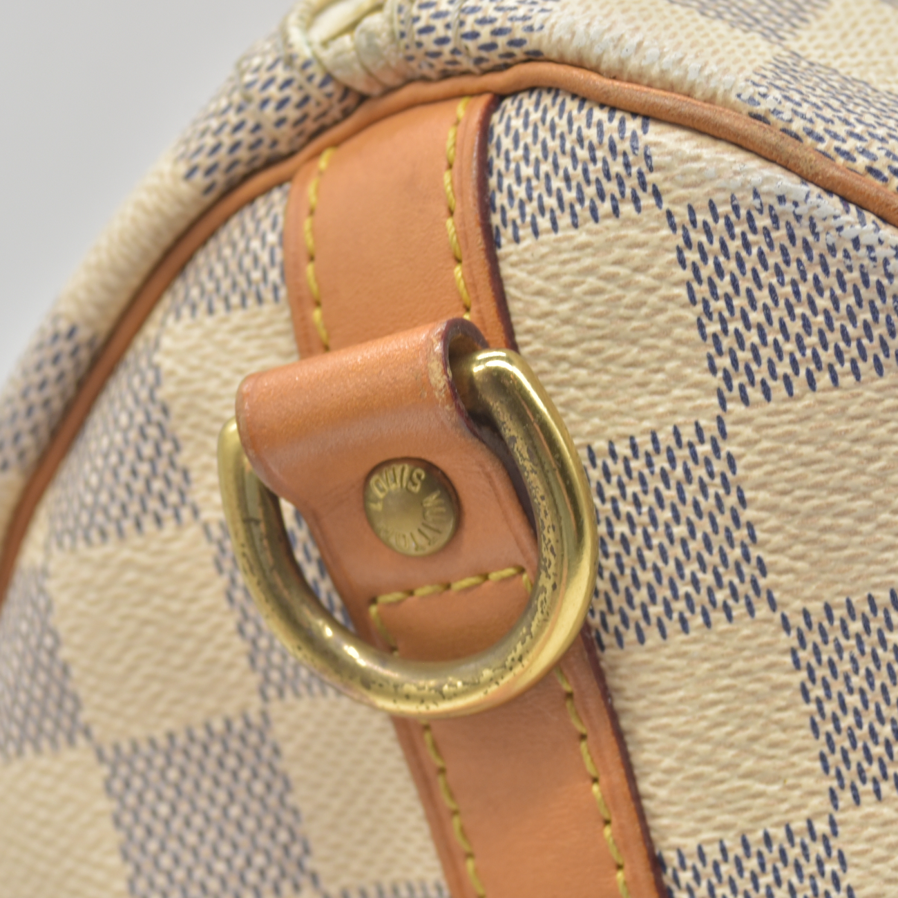 $1980 2015 Louis Vuitton Damier Azur Speedy Bandouliere 30 SP1105