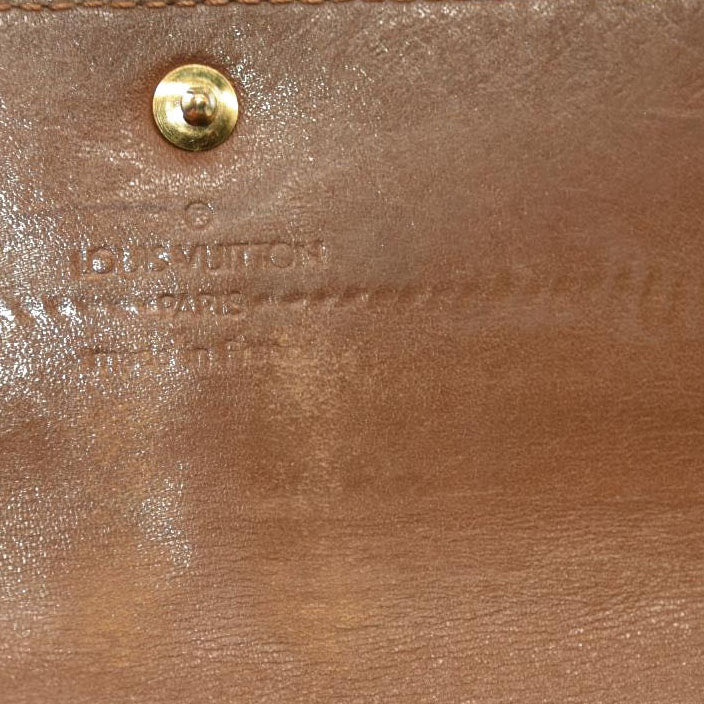 Louis Vuitton  Vernis Sarah Wallet Bronze TH0091