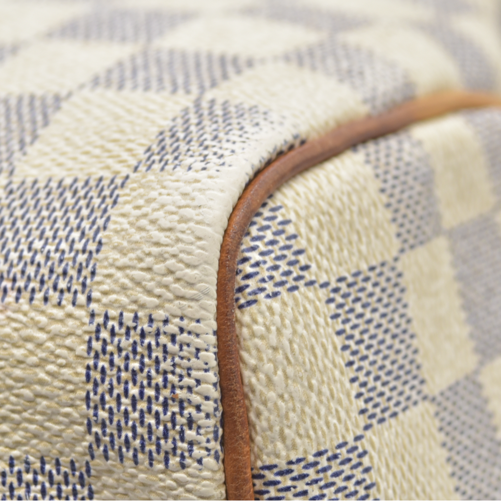 $1980 Louis Vuitton Damier Azur Speedy Bandouliere 30 SD0193 2013