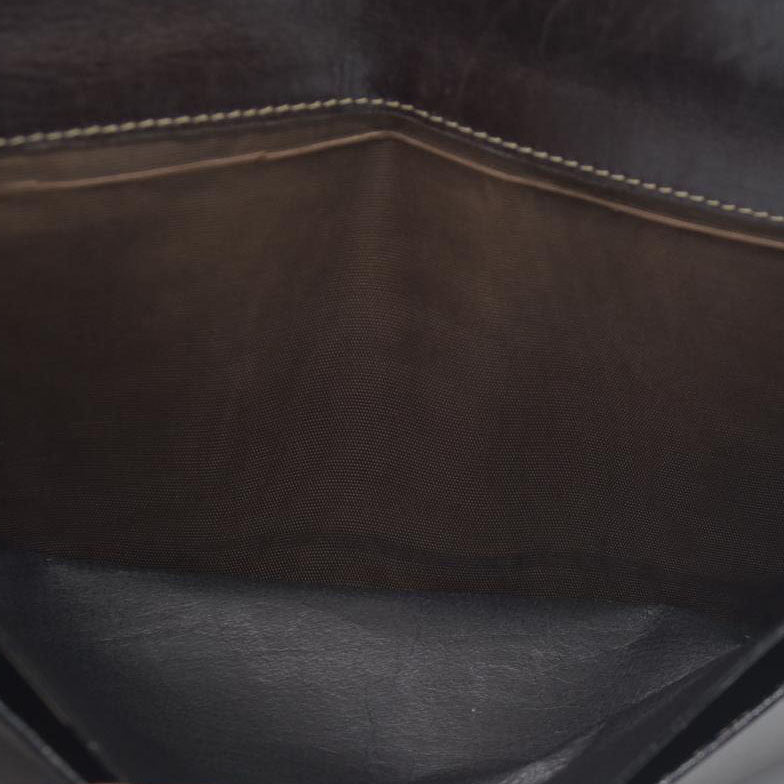 CELINE Wallet Long C Macadam Horse Carriage Leather Canvas Brown
