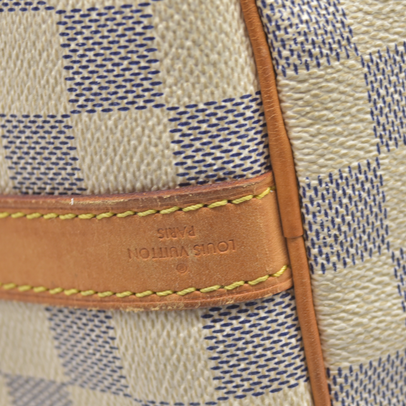 $1980 Louis Vuitton Damier Azur Speedy Bandouliere 30 SD0193 2013