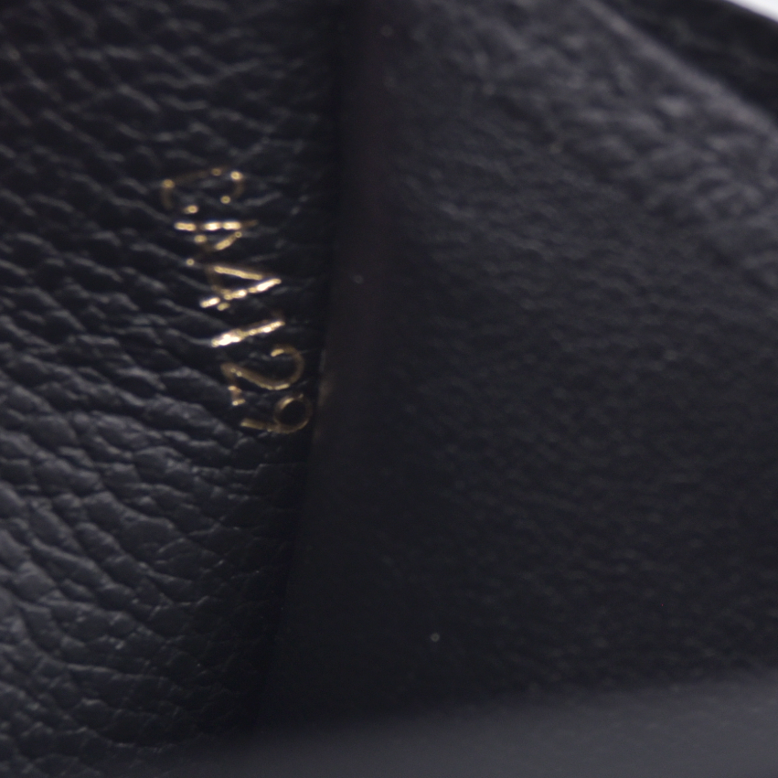 $1060 2019 Louis Vuitton Empreinte Sarah Wallet NM Black CA4129