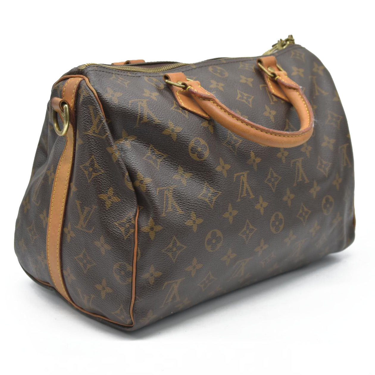 $1980 Louis Vuiton Monogram Speedy Bandouliere 30 DU4191 2011