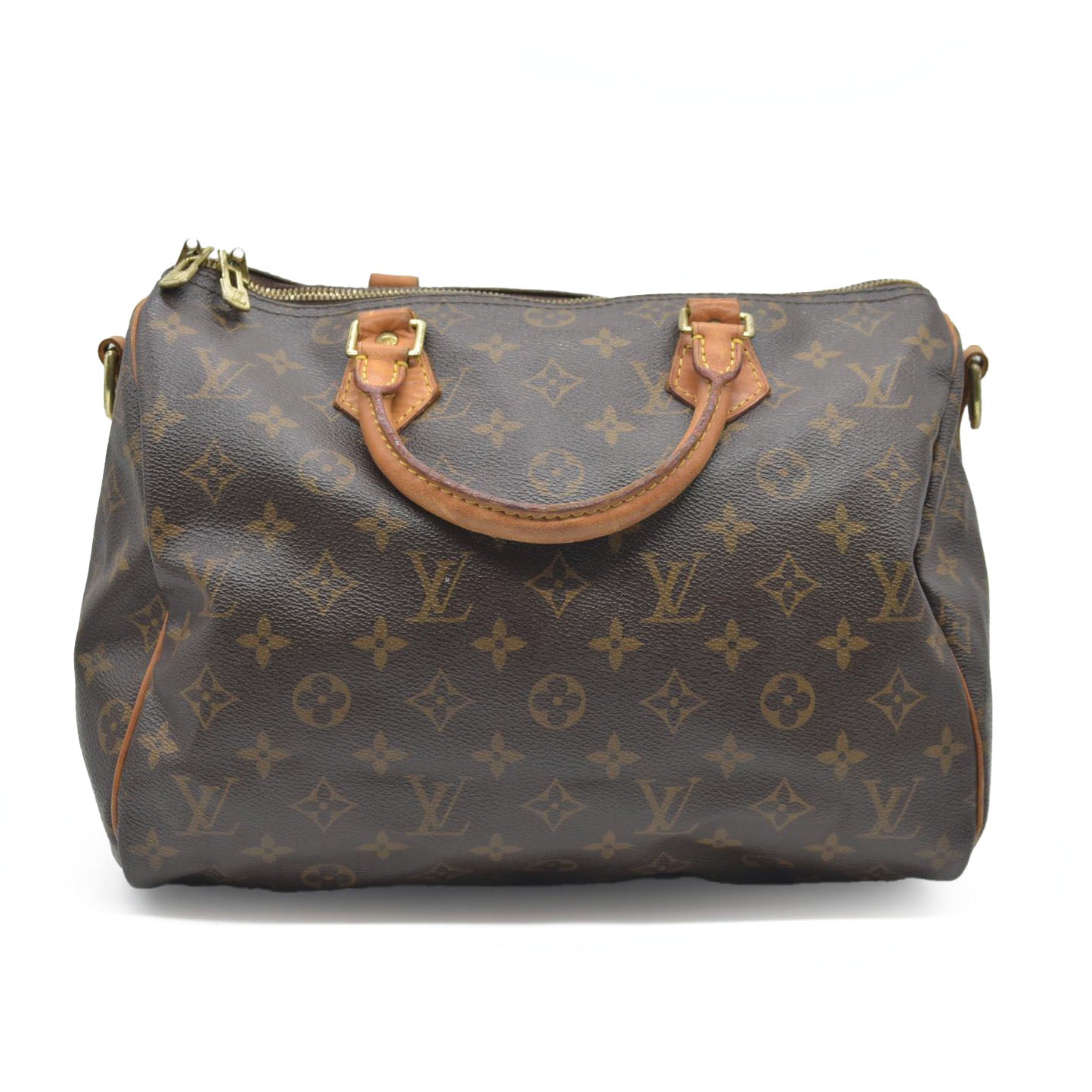 $1980 Louis Vuiton Monogram Speedy Bandouliere 30 DU4191 2011