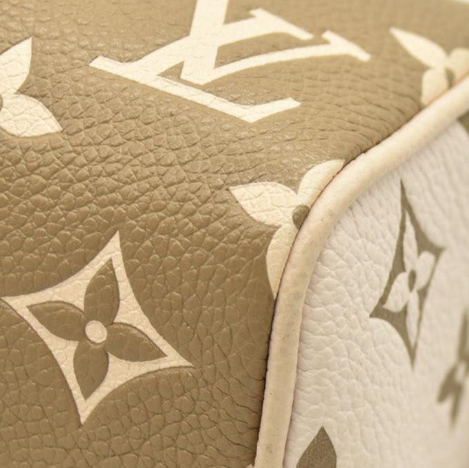 LOUIS VUITTON Empreinte Monogram Spring in the City Speedy Bandouliere 20 Kaki Beige Cream