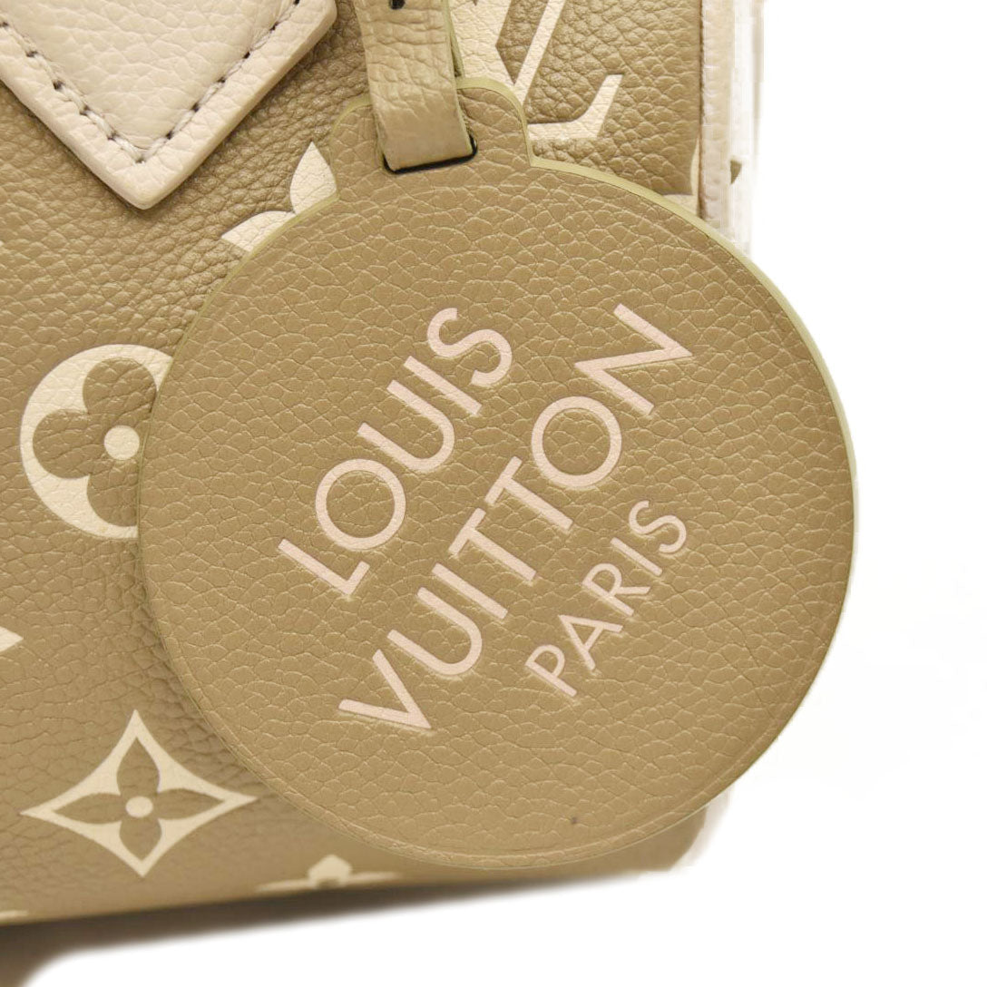 LOUIS VUITTON Empreinte Monogram Spring in the City Speedy Bandouliere 20 Kaki Beige Cream