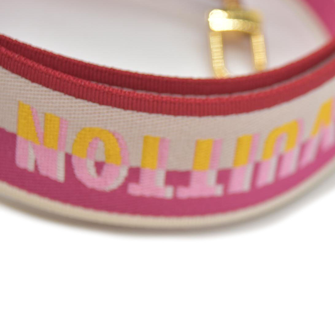 LOUIS VUITTON  Monogram Speedy Bandouliere 20 Fuchsia RFID