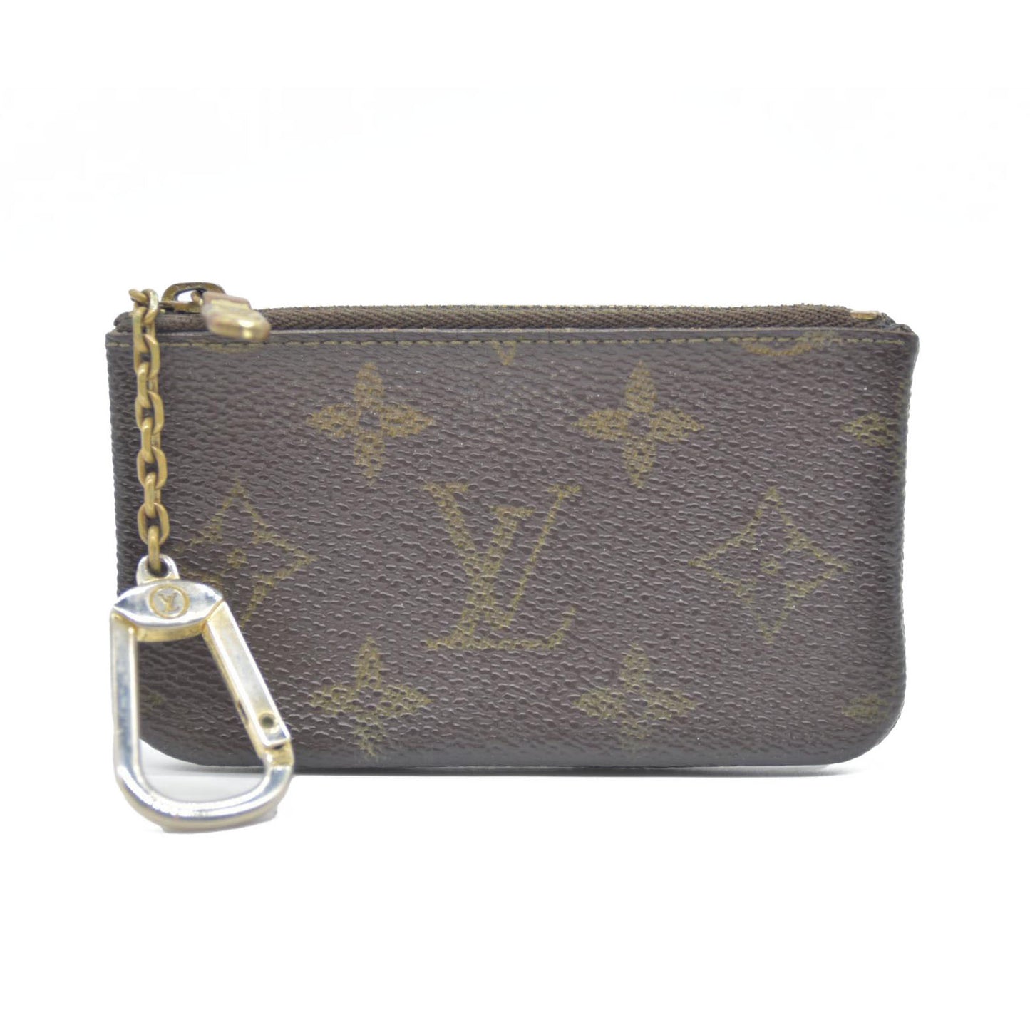 LOUIS VUITTON Monogram Coin Purse Key Pochette Cles