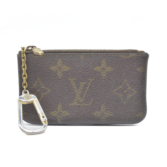 LOUIS VUITTON Monogram Coin Purse Key Pochette Cles