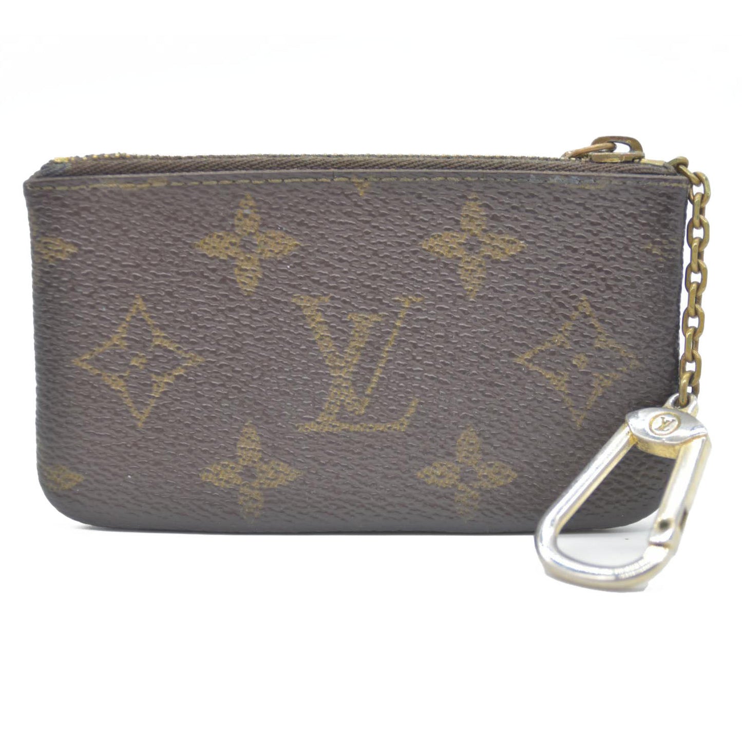 LOUIS VUITTON Monogram Coin Purse Key Pochette Cles