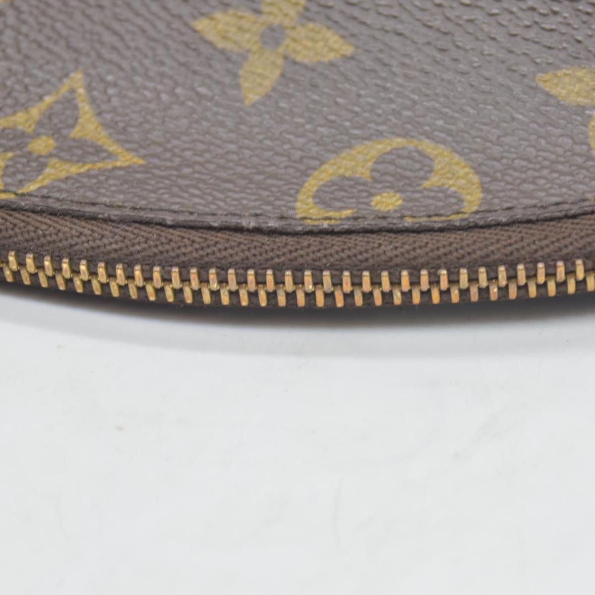 $1040 Louis Vuitton Monogram Trousse Demi Ronde cosmetic pouch CONSIGNMENT