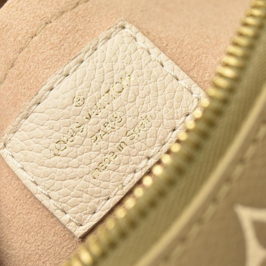 LOUIS VUITTON Empreinte Monogram Spring in the City Speedy Bandouliere 20 Kaki Beige Cream