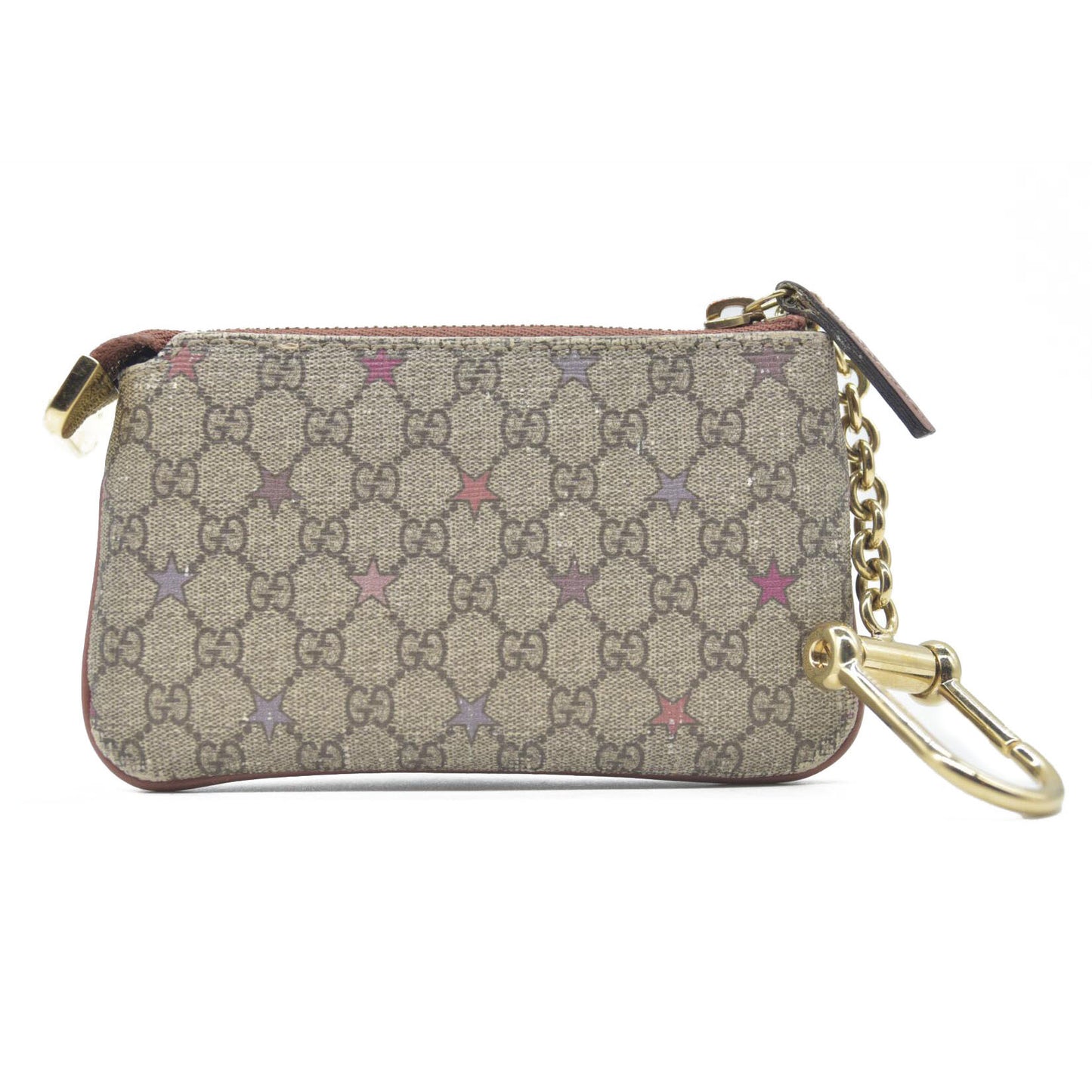 $380 GUCCI GG Spreme Star Coin Case