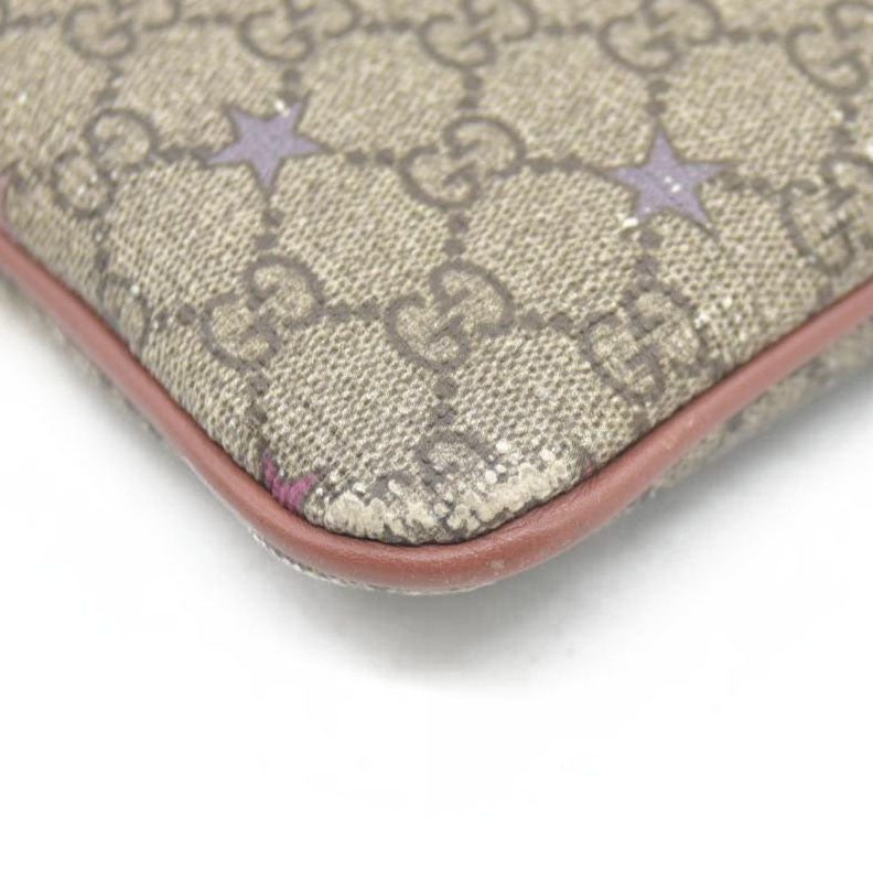$380 GUCCI GG Spreme Star Coin Case