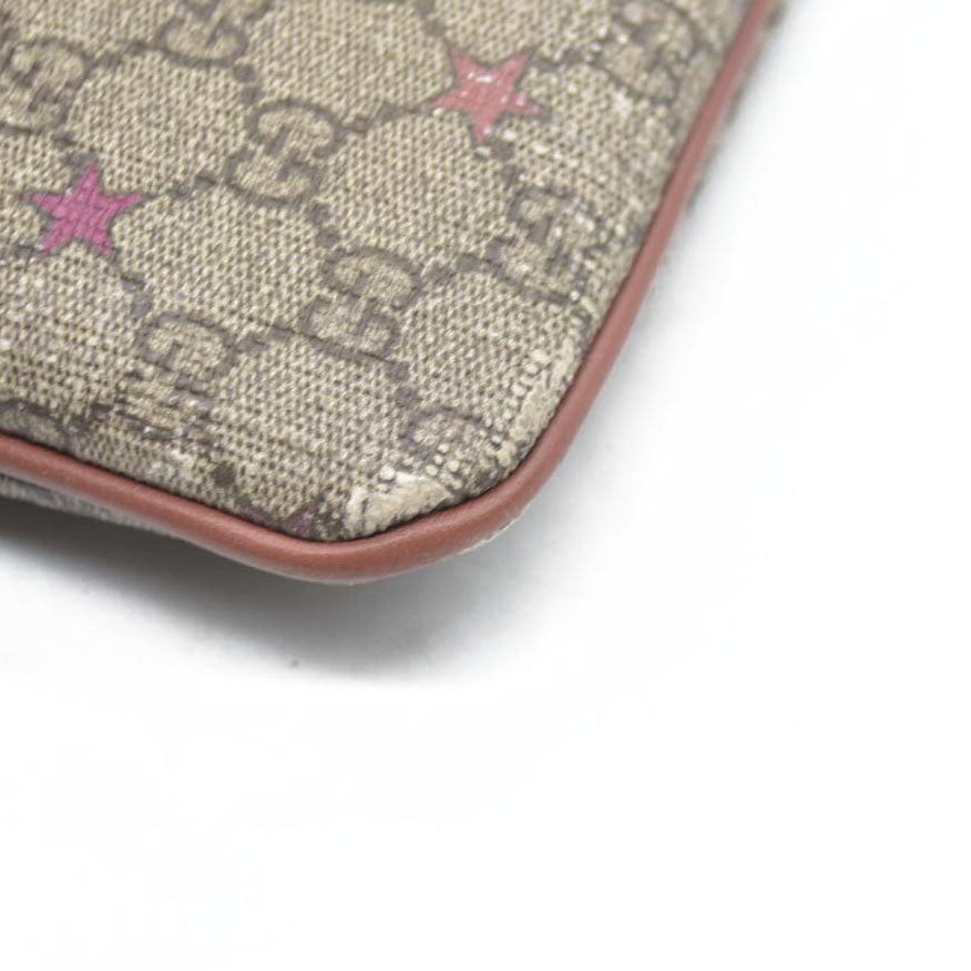 $380 GUCCI GG Spreme Star Coin Case