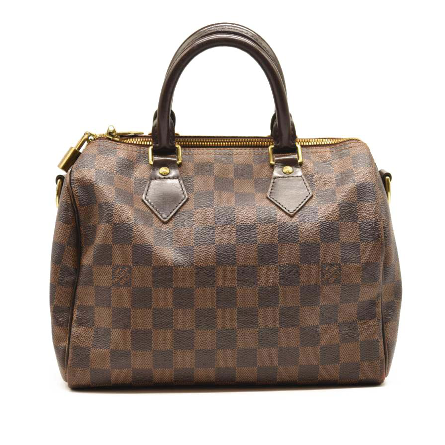 LOUIS VUITTON Damier Ebene Speedy Bandouliere 25