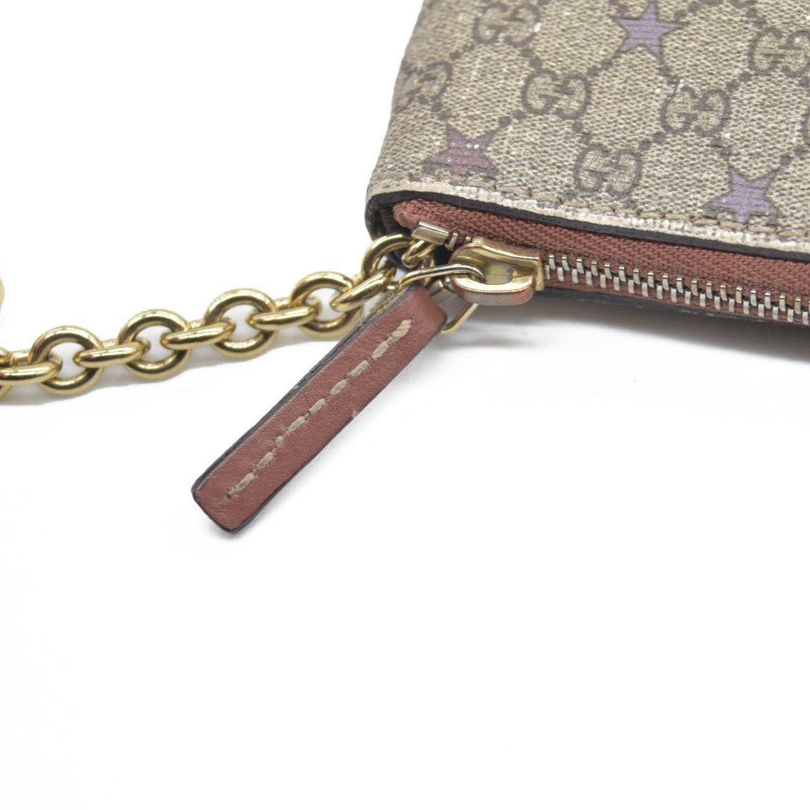 $380 GUCCI GG Spreme Star Coin Case