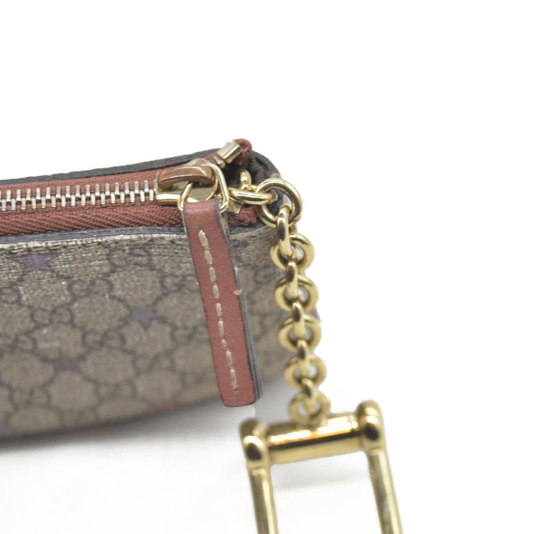 $380 GUCCI GG Spreme Star Coin Case