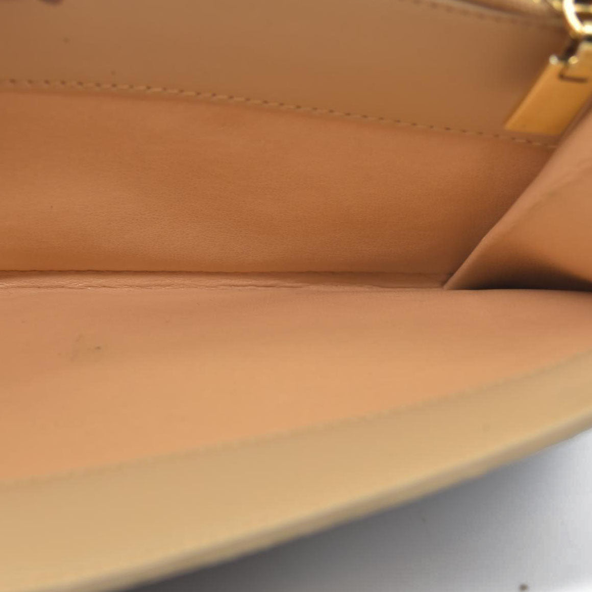 CELINE Bi-fold Long Wallet Brown Macadam Billfold PVC