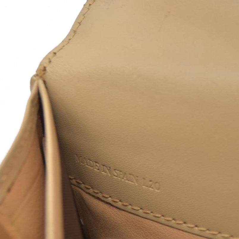 CELINE Bi-fold Long Wallet Brown Macadam Billfold PVC