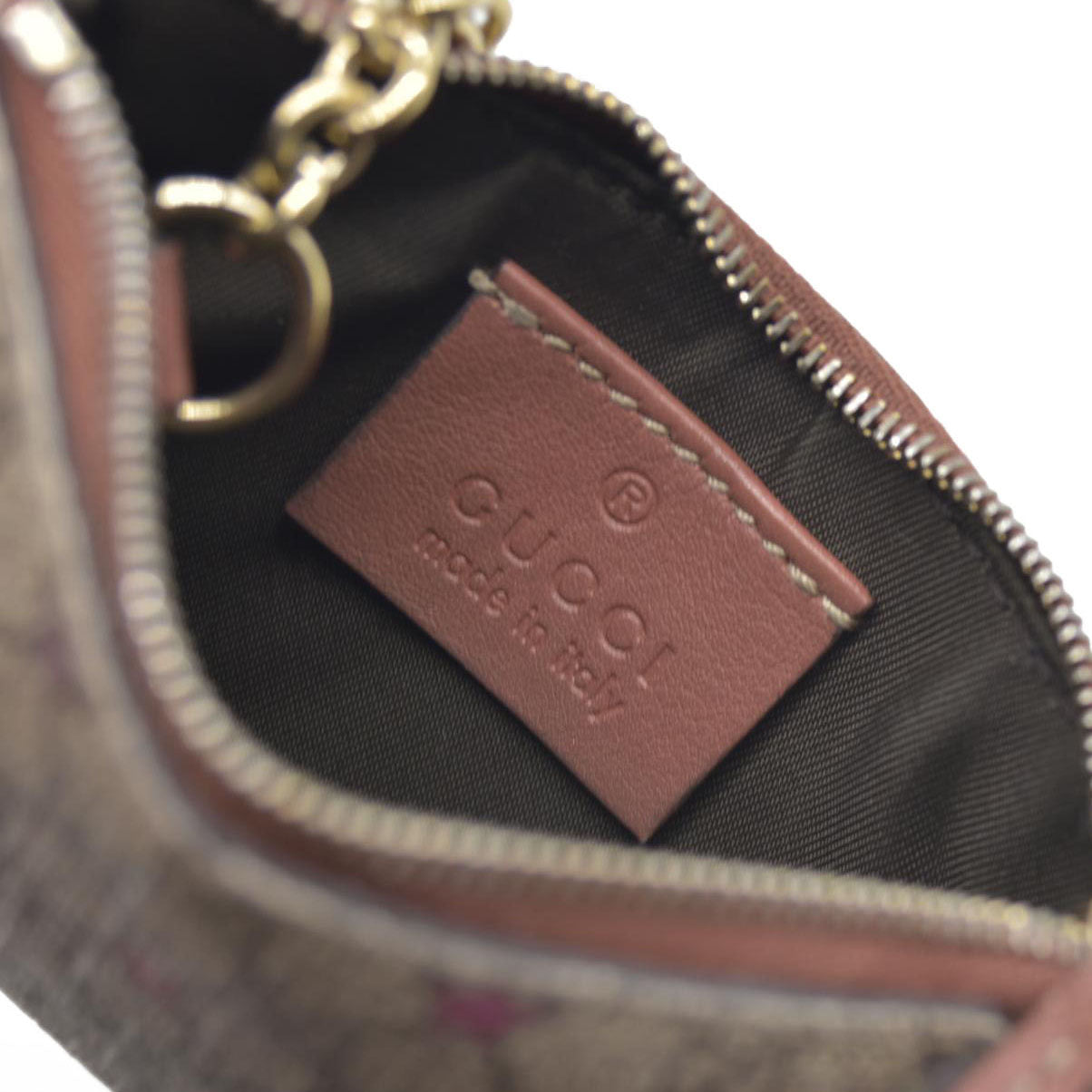 $380 GUCCI GG Spreme Star Coin Case