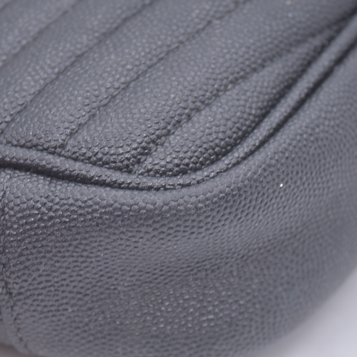 $1800 2022 Saint Laurent Grain De Poudre Matelasse Monogram Mini Lou Camera Bag Black 10021089