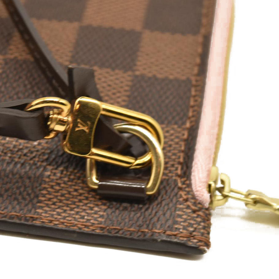 Louis Vuitton  Damier Ebene Neo Neverfull MM Rose Ballerine AR41